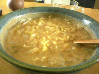 溶き卵の味噌ラーメン