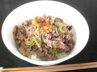 米沢牛の牛丼