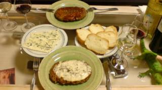 ハンバーグとローゼンボーグ ブルーチーズ